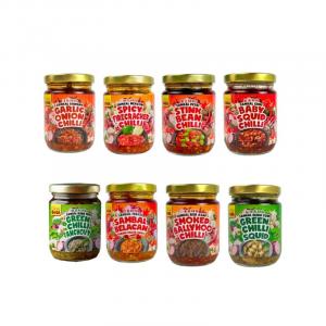 CASA BOGA Sambal Stink Bean / Shrimp Paste / Green Chilli Squid / Green Chilli Anchovy / Red Chilli Anchovy / Firecrackers